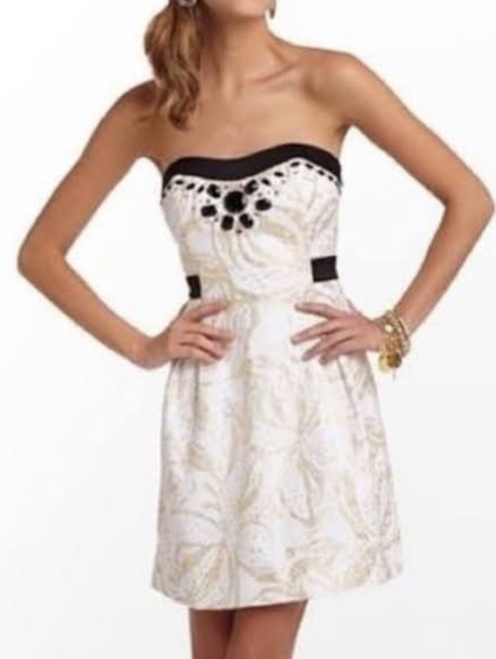 Lilly Pulitzer Sydney Brocade Halter Dress Size 6